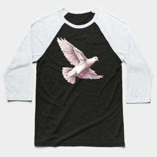 Pixelated Dove Artistry Baseball T-Shirt